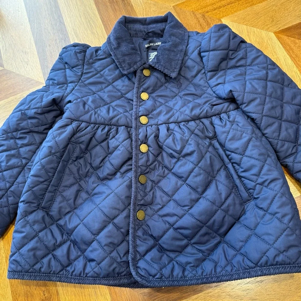 Ralph Lauren Kids Quilted Jacket Navy